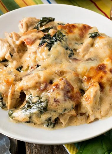 Keto Chicken Cheese Bake