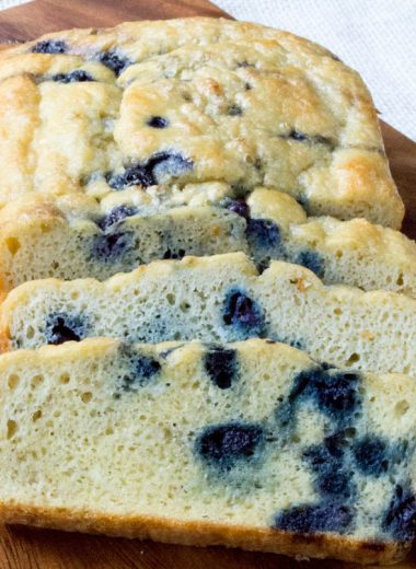 LOW CARB BLUEBERRY MUFFIN BREAD LOAF