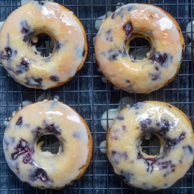 Keto Blueberry Donuts