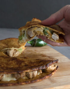 CHICKEN QUESADILLAS