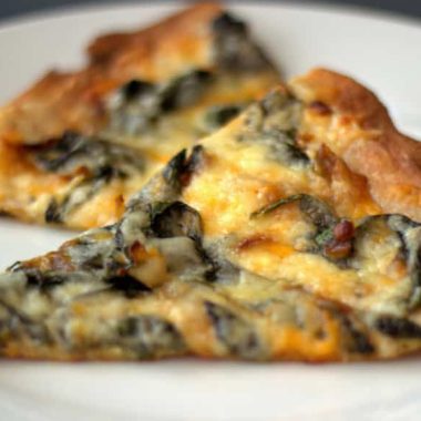 Low Carb Spinach Pizza