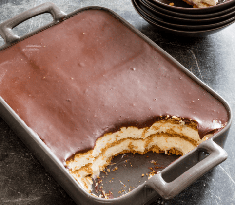 Keto No Bake Eclair Cake