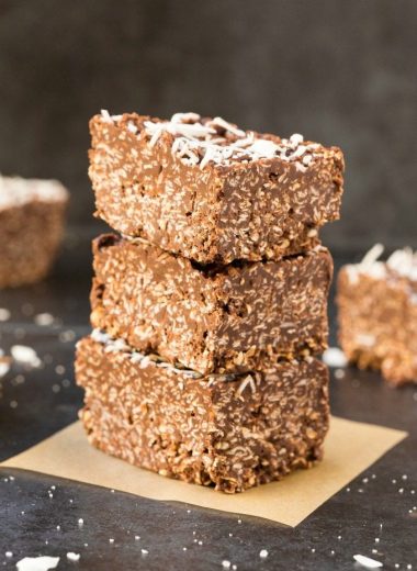 Keto Chocolate Coconut Crunch Bars