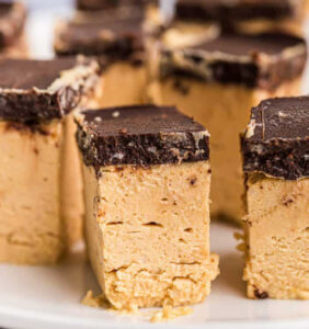 KETO PEANUT BUTTER CHOCOLATE HEAVEN BARS