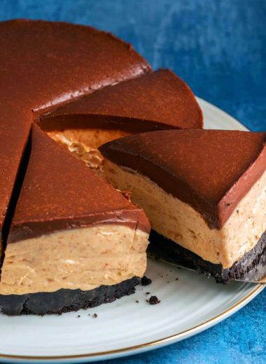 KETO NO BAKE PEANUT BUTTER CHEESECAKE