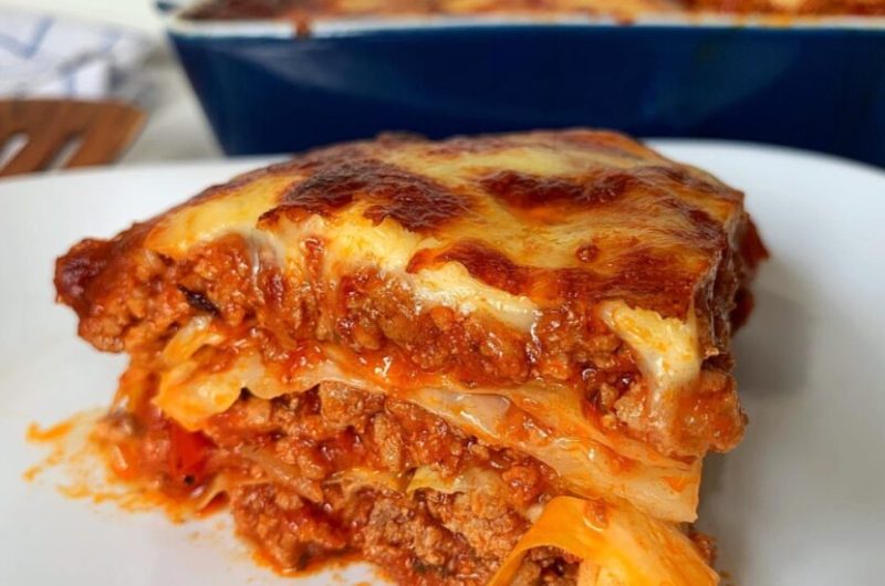 Keto Cabbage Lasagna