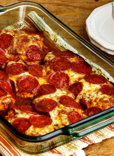 Low Carb Pepperoni Pizza Chicken edit