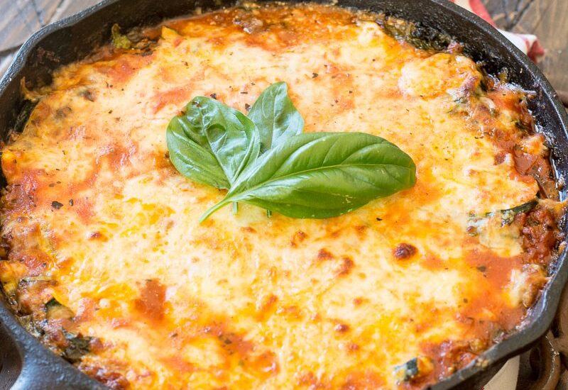 Keto Skillet Lasagna