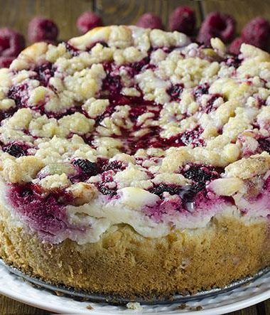 Raspberry Cream Cheese Coffee Cake