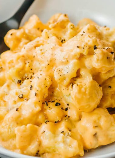 Keto Cauliflower Mac and Cheese