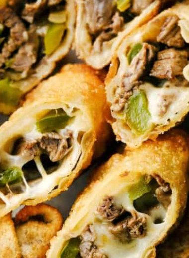 philly cheesesteak egg rolls