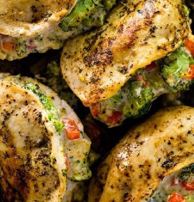 Broccoli Stuffed Chicken