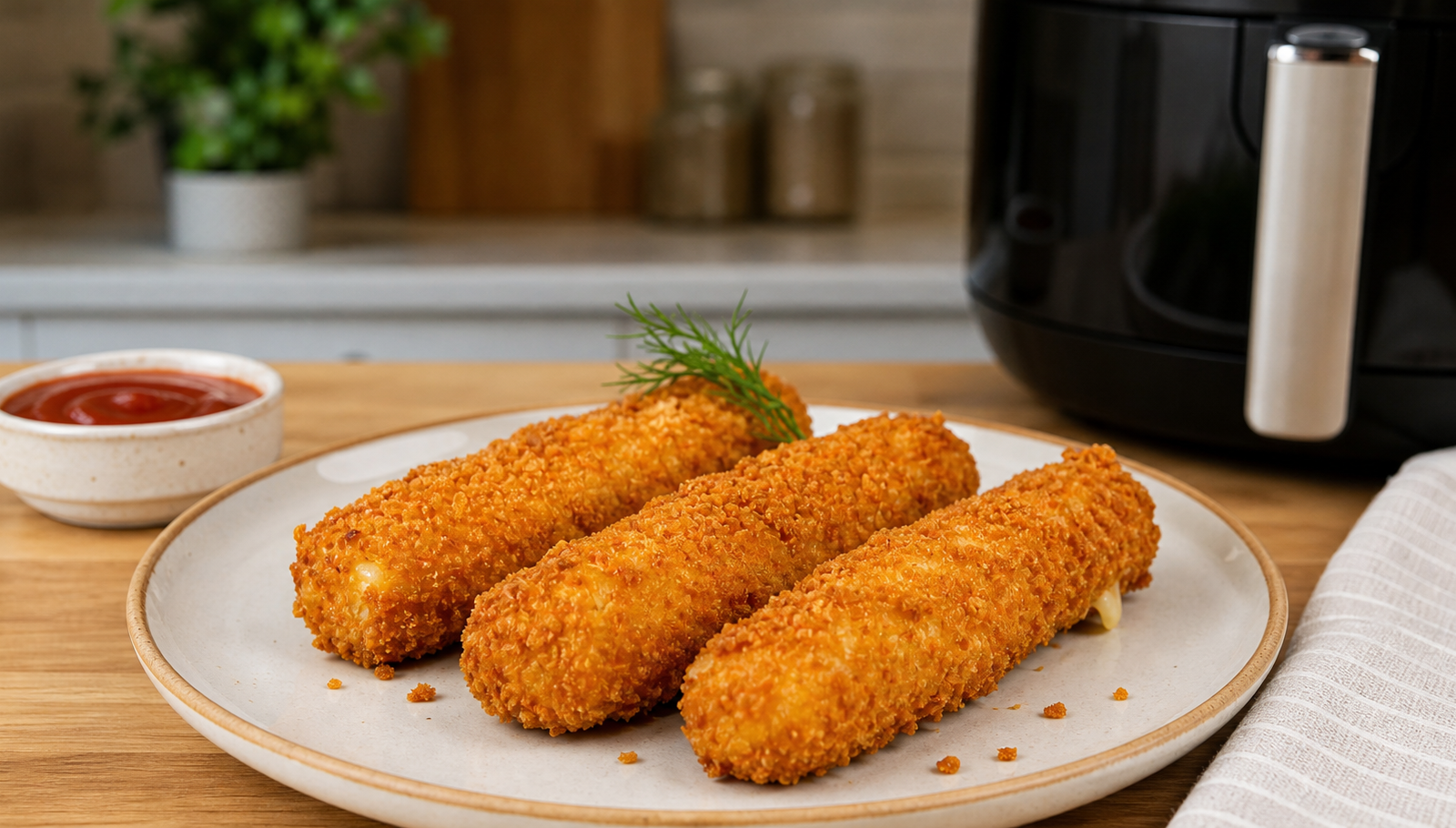 Air Fryer Mozzarella Sticks Recipe