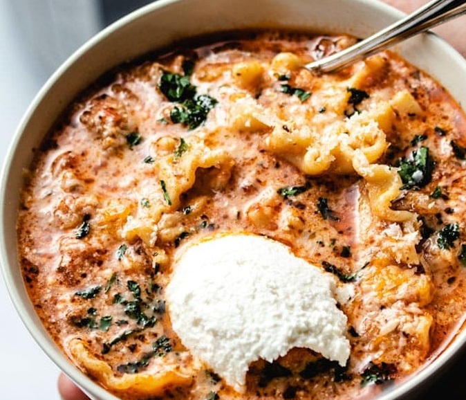 Lasagna Soup