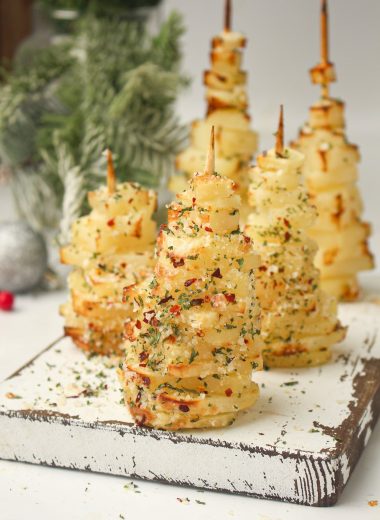 Air Fryer Christmas Potato Trees