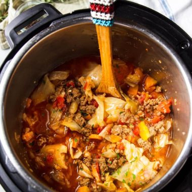 Instant Pot Cabbage Roll Soup