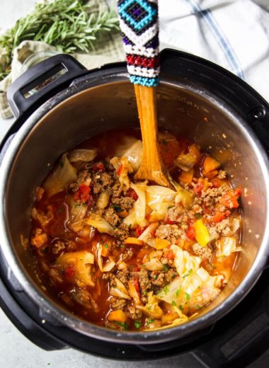 Instant Pot Cabbage Roll Soup