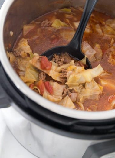 Unstuffed Cabbage Roll Soup