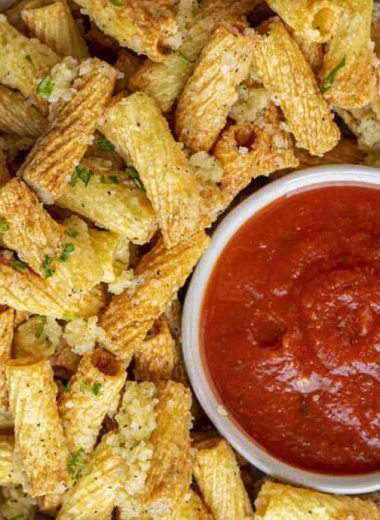 Air Fryer Pasta chips 1