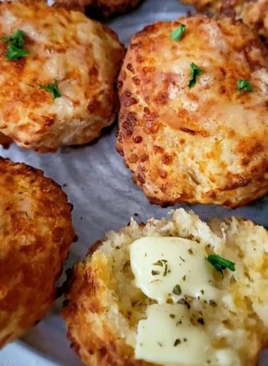 Cheesy Air Fryer Savory Scones final