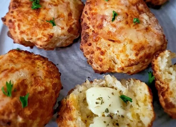 CHEESY AIR FRIED SAVORY SCONES - Cooking Point