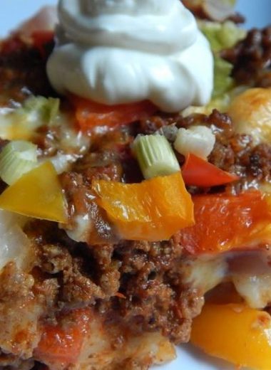 Keto Taco fiesta bubble up casserole