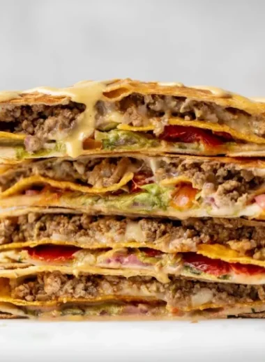 Cheeseburger Crunch Wrap