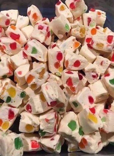 Fruity Gumdrop Nougat Candy