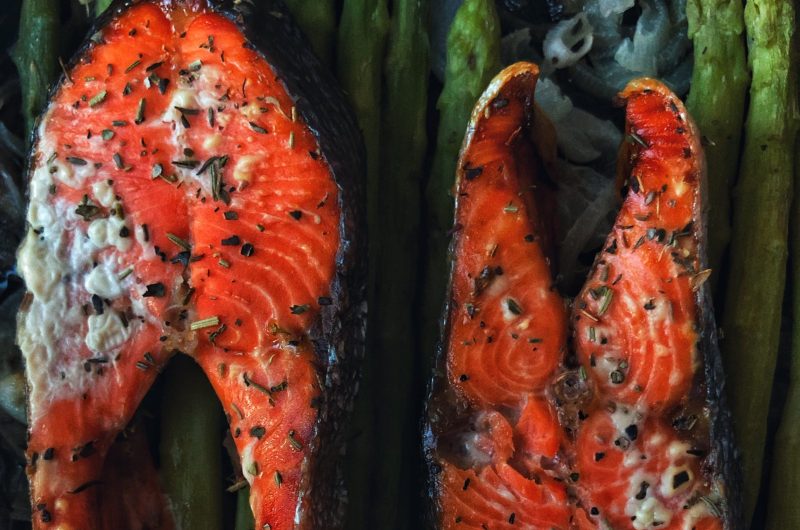 Salmon with Aspargus