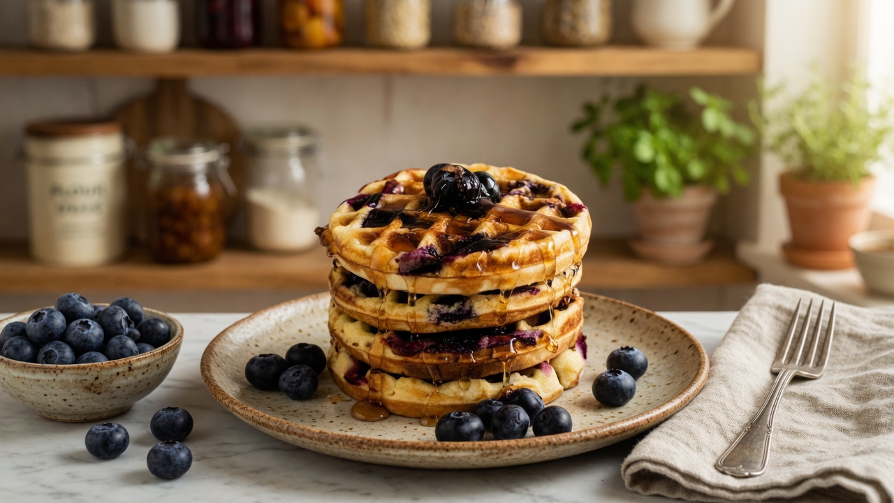 Blueberry Chaffle