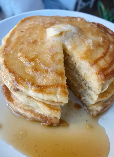 Sourdough Protein Pancakes