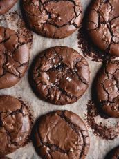 Gluten-Free Sourdough Brownie Cookies