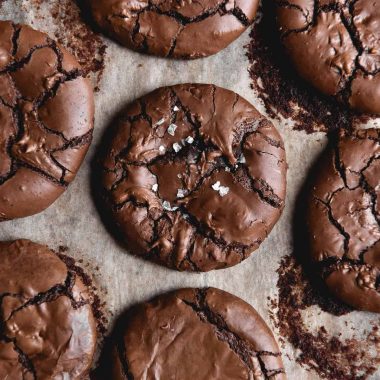 gluten-free sourdough brownie cookies