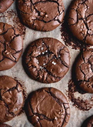 gluten-free sourdough brownie cookies