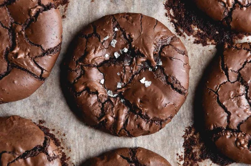 gluten-free sourdough brownie cookies