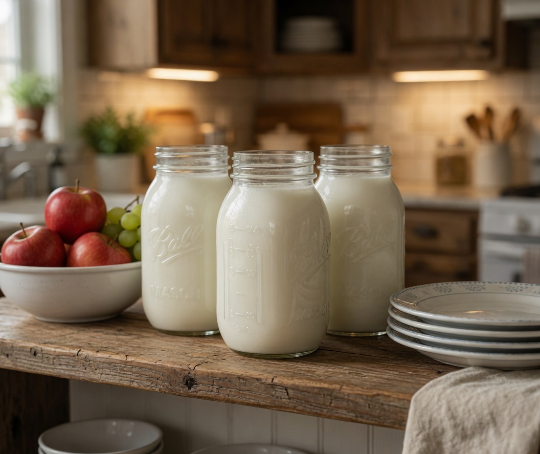 How to Can Milk