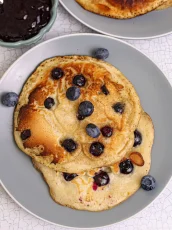 Fluffiest Blueberry Pancake