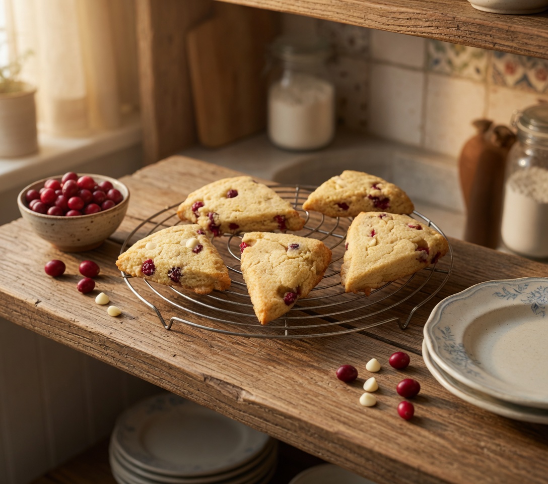 Gluten Free Cranberry Orange Scones
