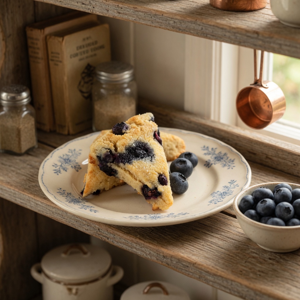 Blueberry Cottage Cheese Scones