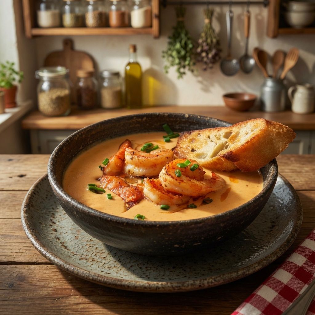 Crab and Shrimp Seafood Bisque