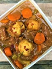 Guinness Beef Stew with Fluffy Dumplings