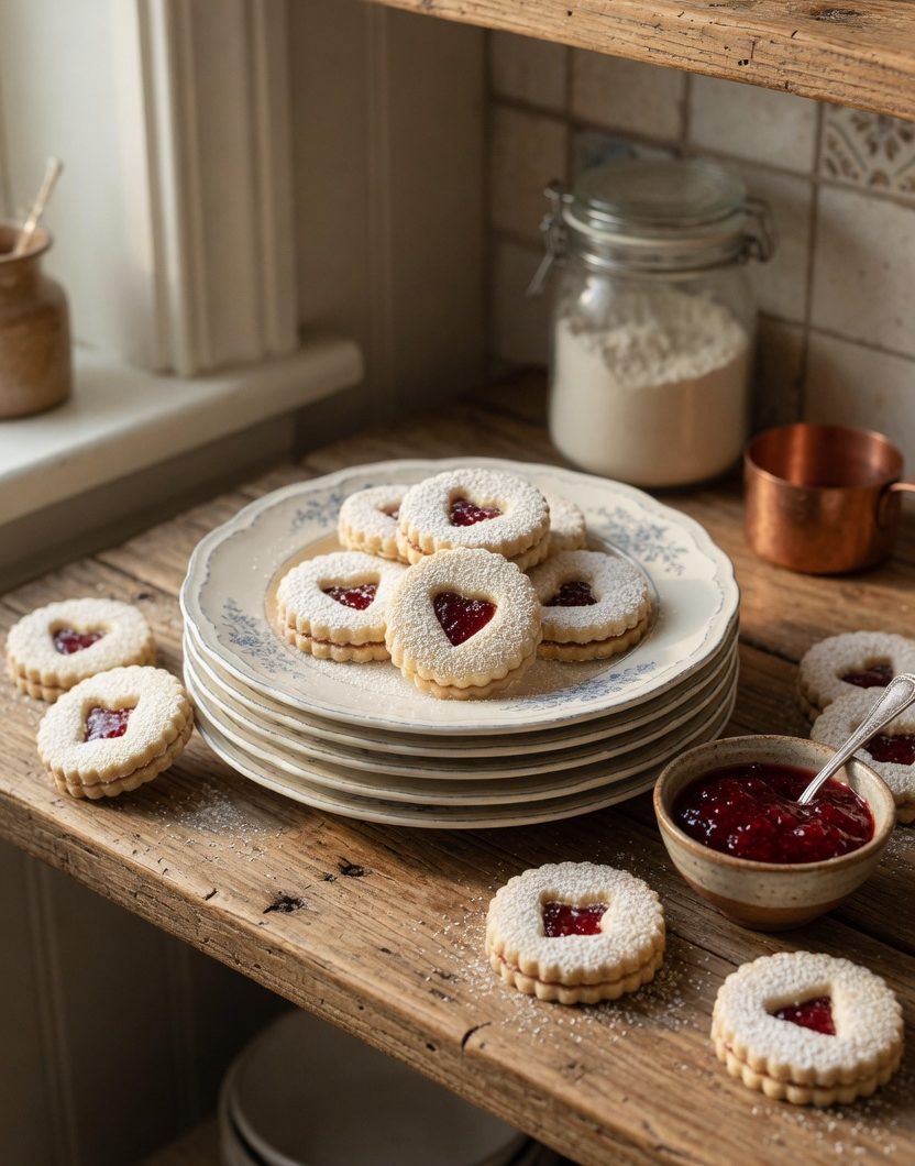 Perfect Hanukkah Linzer Cookies