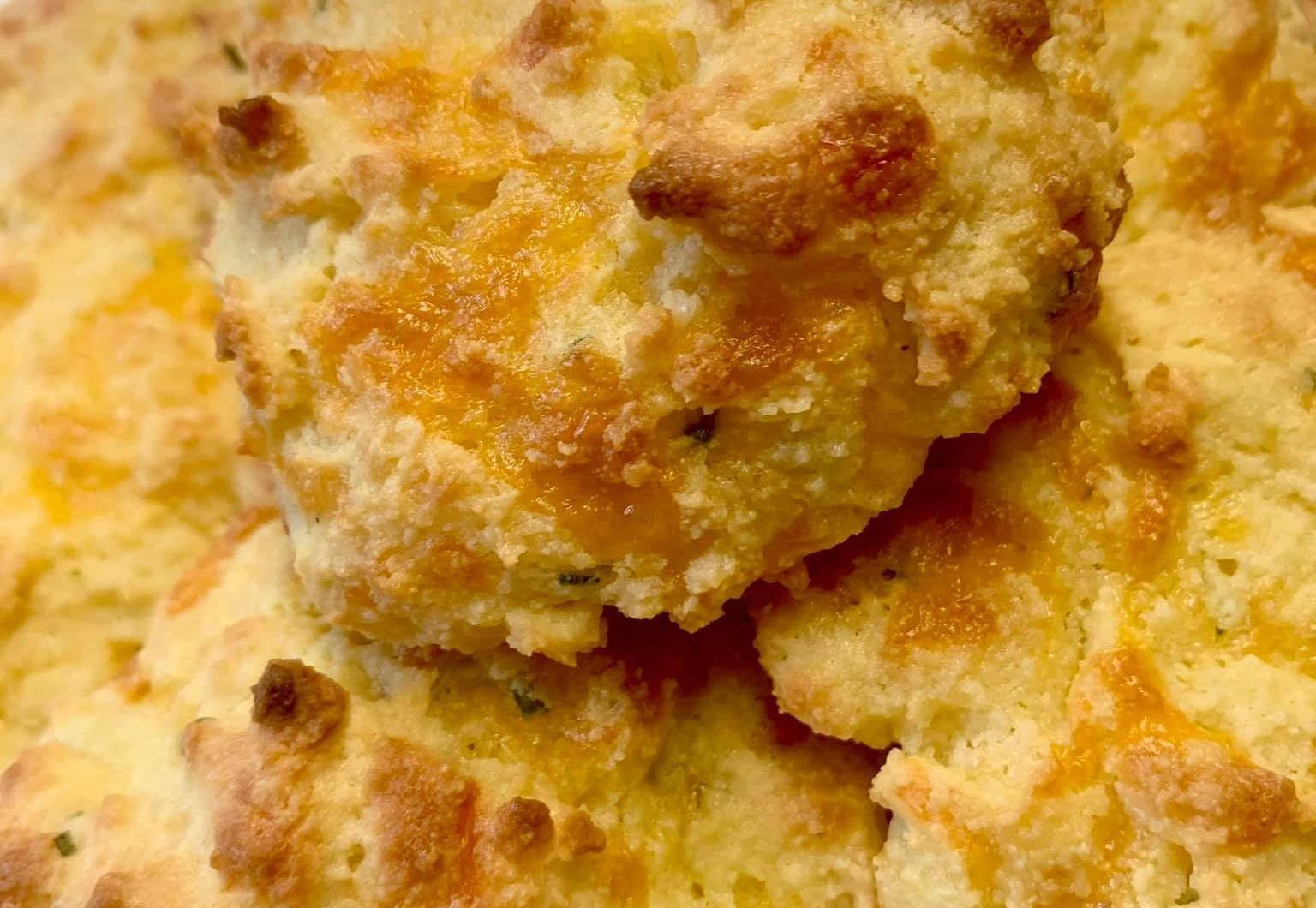 Fluffy Einkorn Butter Drop Biscuits