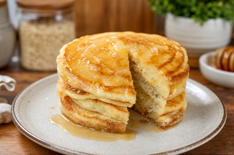 Fluffy Einkorn Pancakes at Home