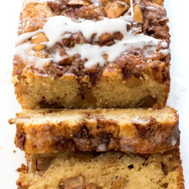 Homemade Cinnamon Apple Fritter Bread Recipe