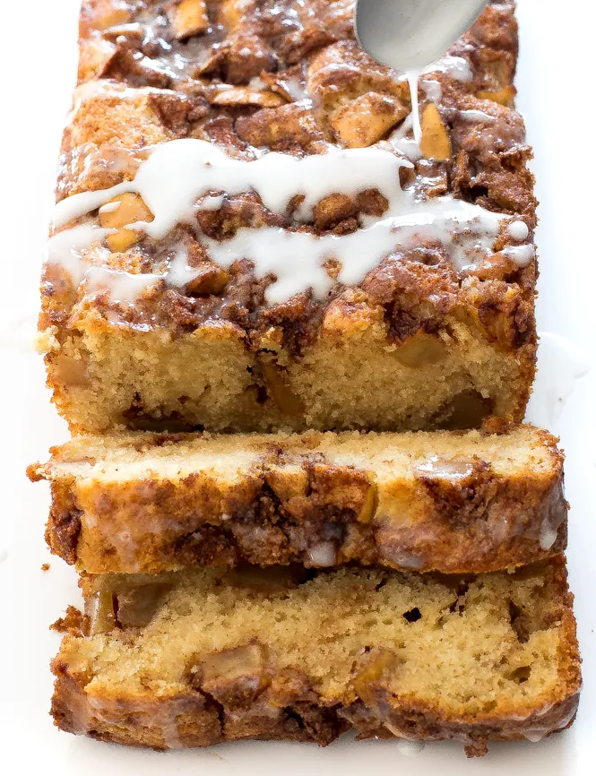 Homemade Cinnamon Apple Fritter Bread Recipe