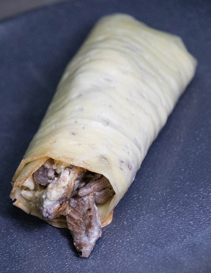 Simple Carnivore Steak Egg Wrap