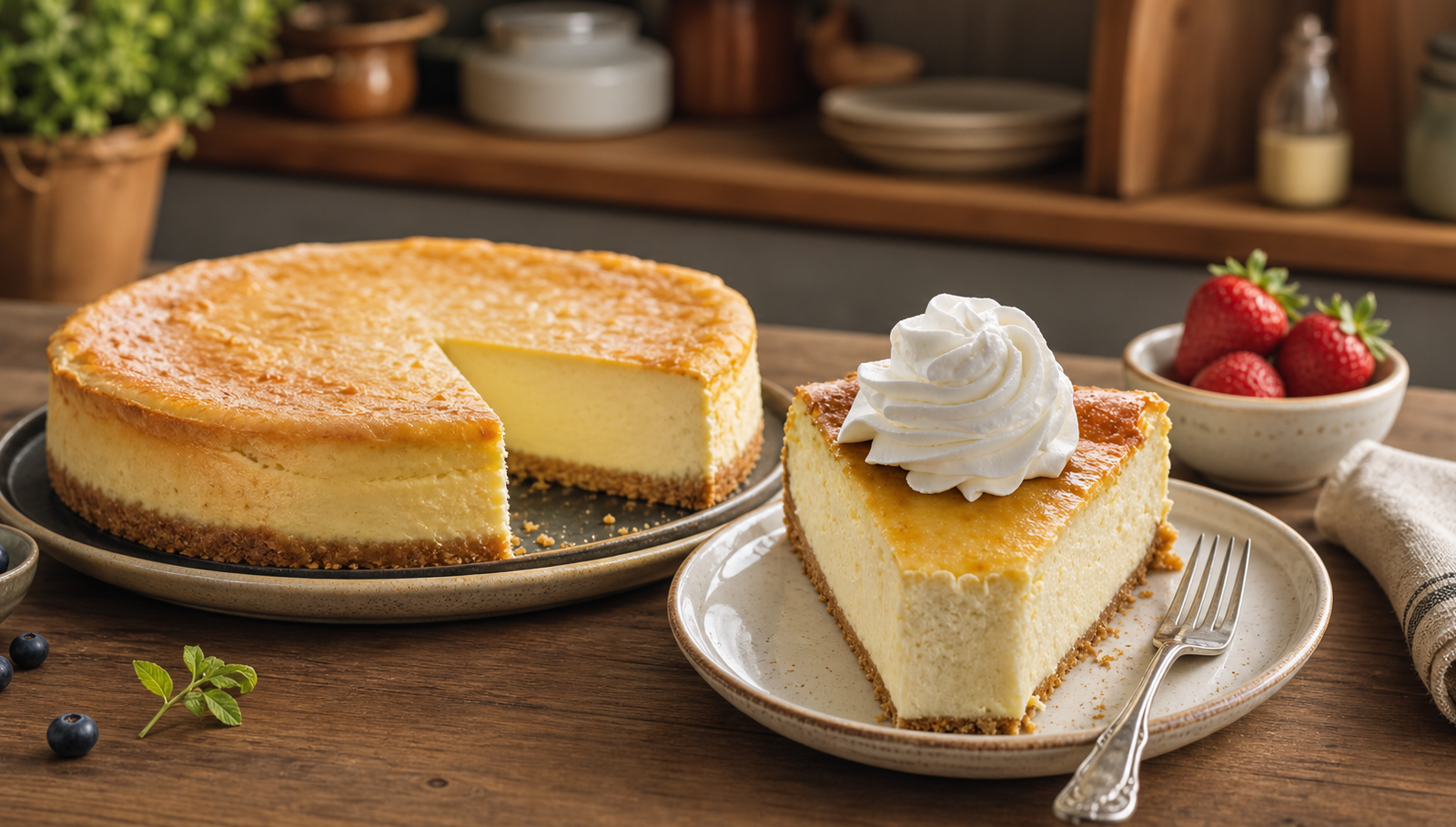 German Cheesecake Recipe (Käsekuchen)