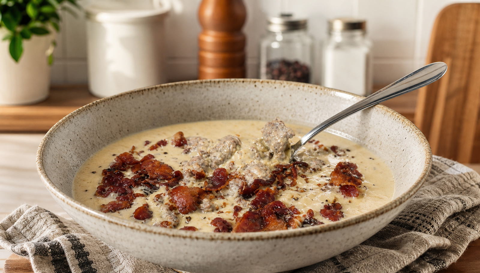 Perfect Carnivore Bacon Cheeseburger Soup