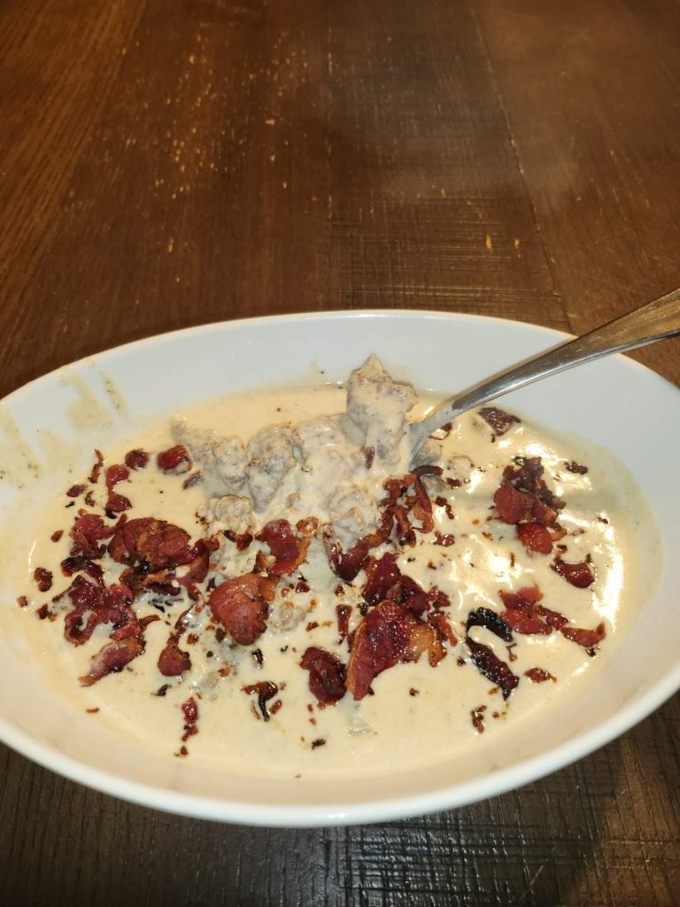 Perfect Carnivore Bacon Cheeseburger Soup